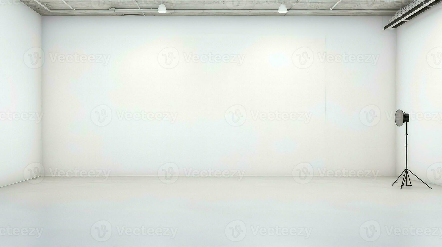 AI generated clean studio empty background photo