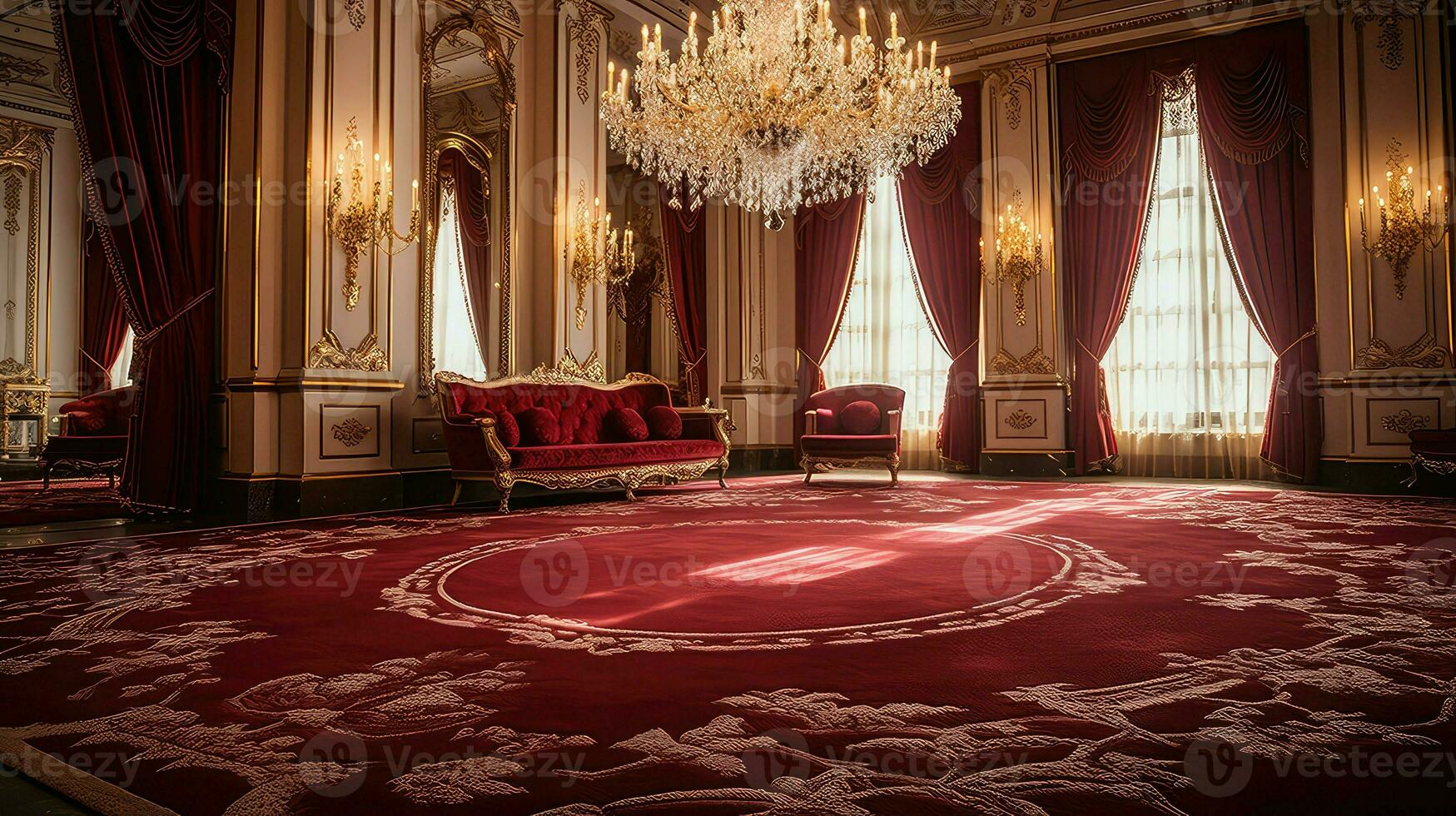 AI generated luxury floor elegant background photo