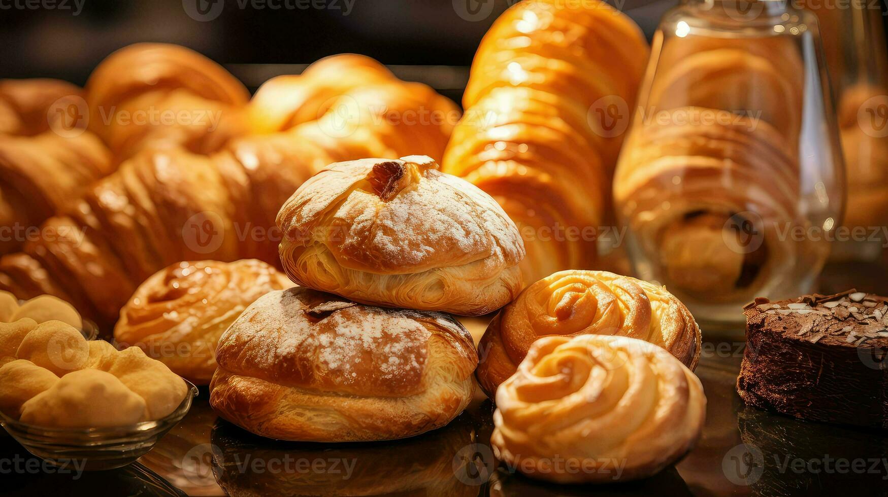 ai generado duende sabroso postre comida foto