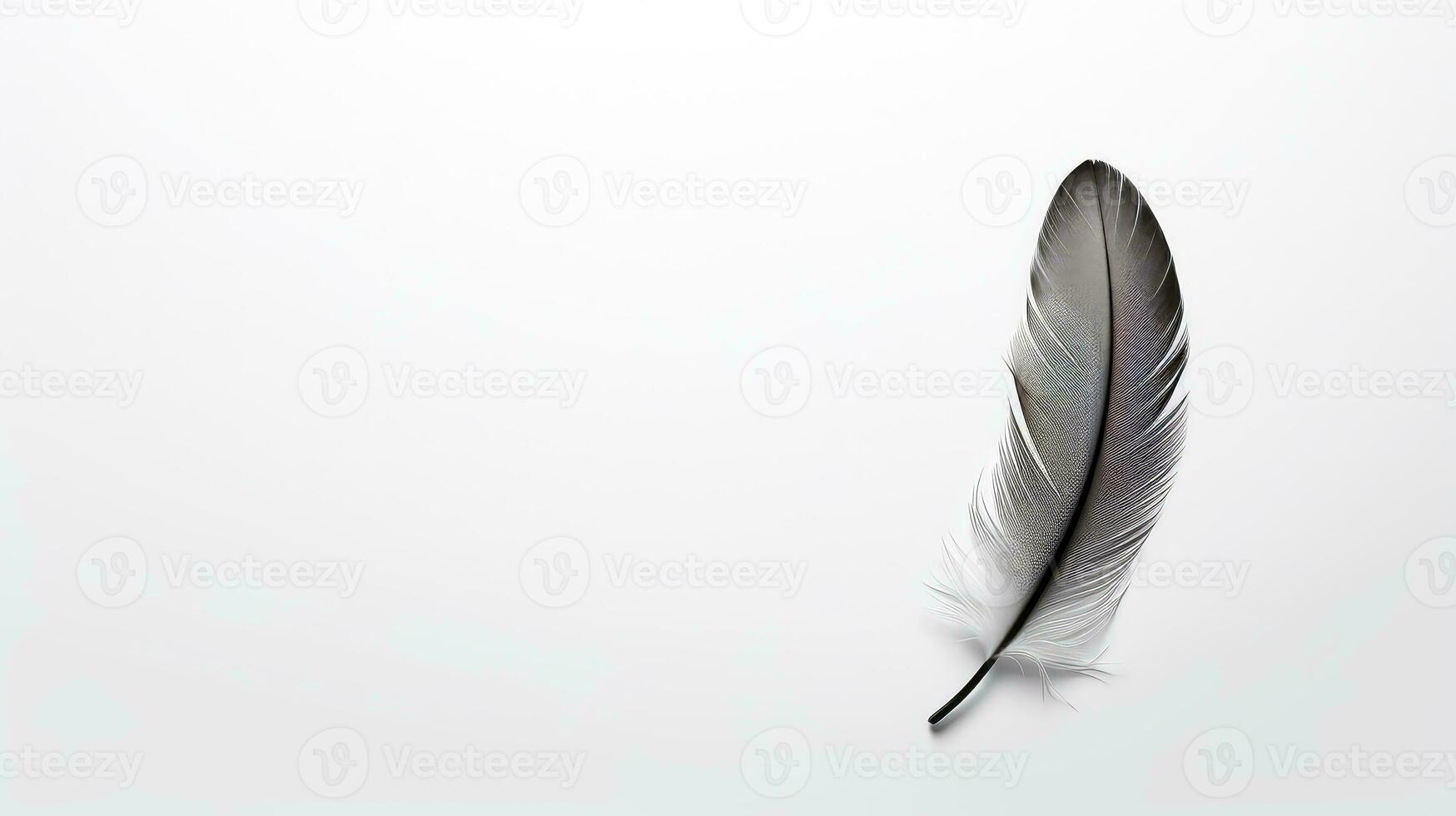 AI generated blank white empty background photo