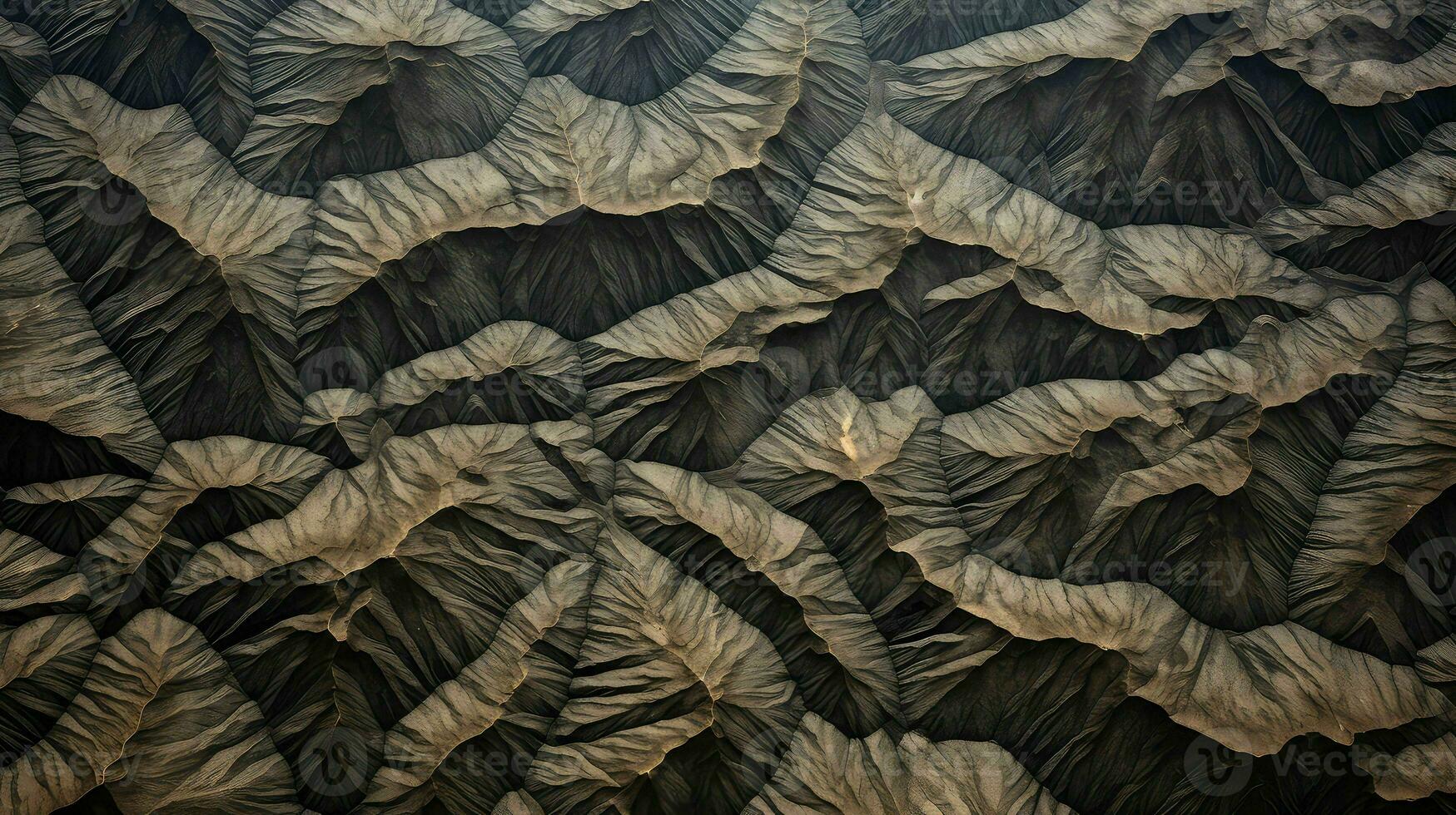 AI generated valley dome mountains landscape photo
