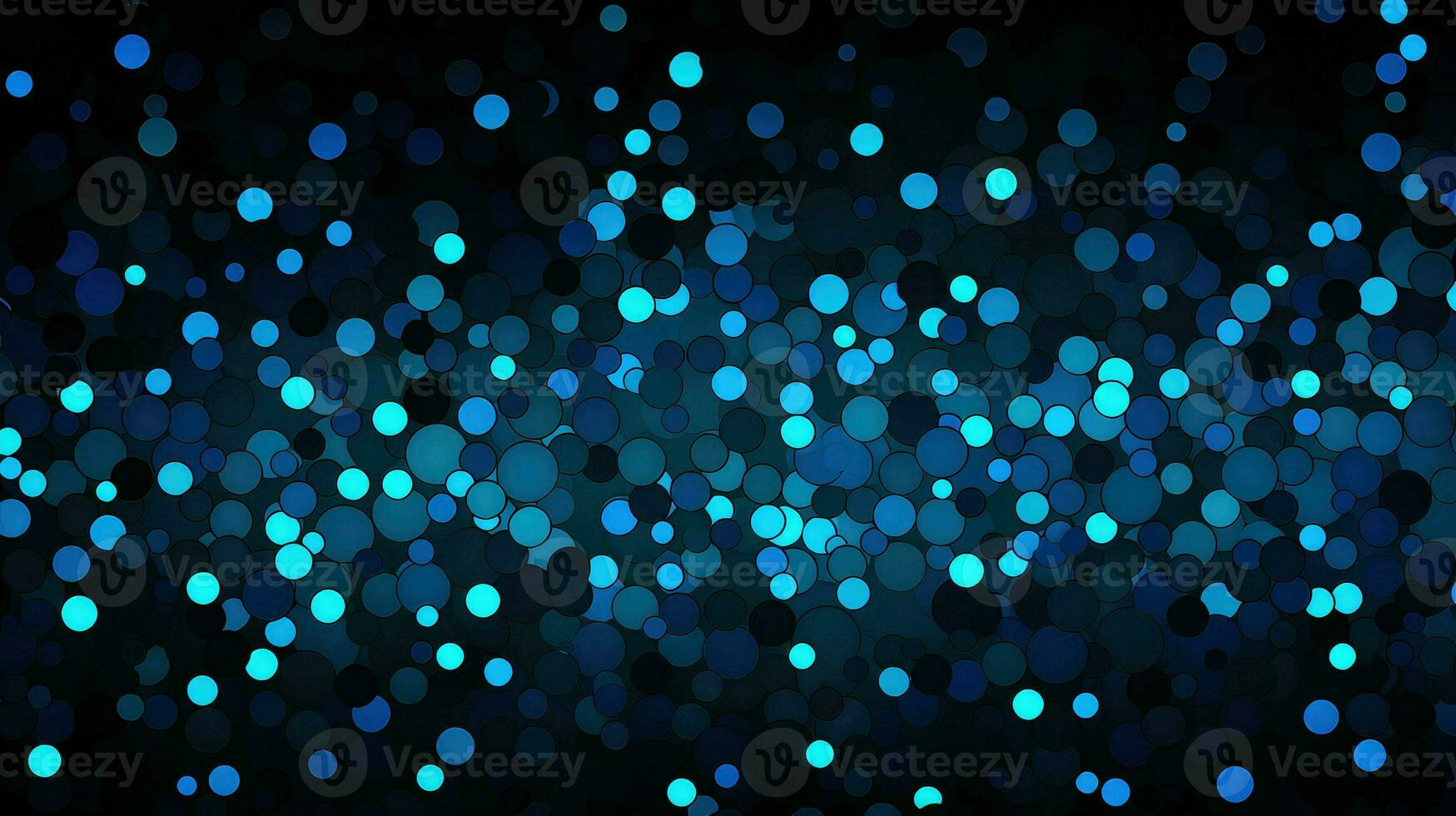 AI generated abstract blue dots background photo