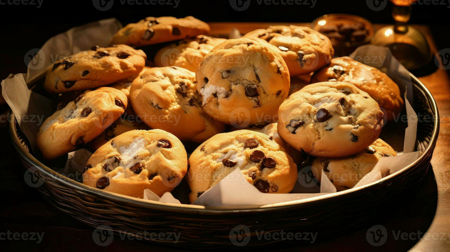 ai generado sabroso Fresco postre comida foto