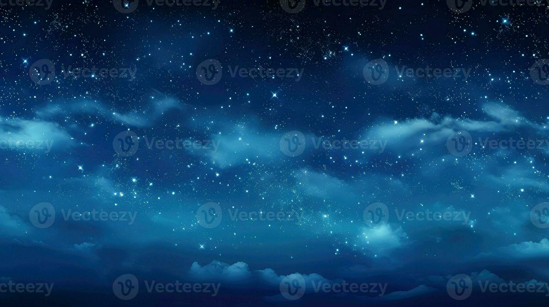AI generated blue sky eco background photo