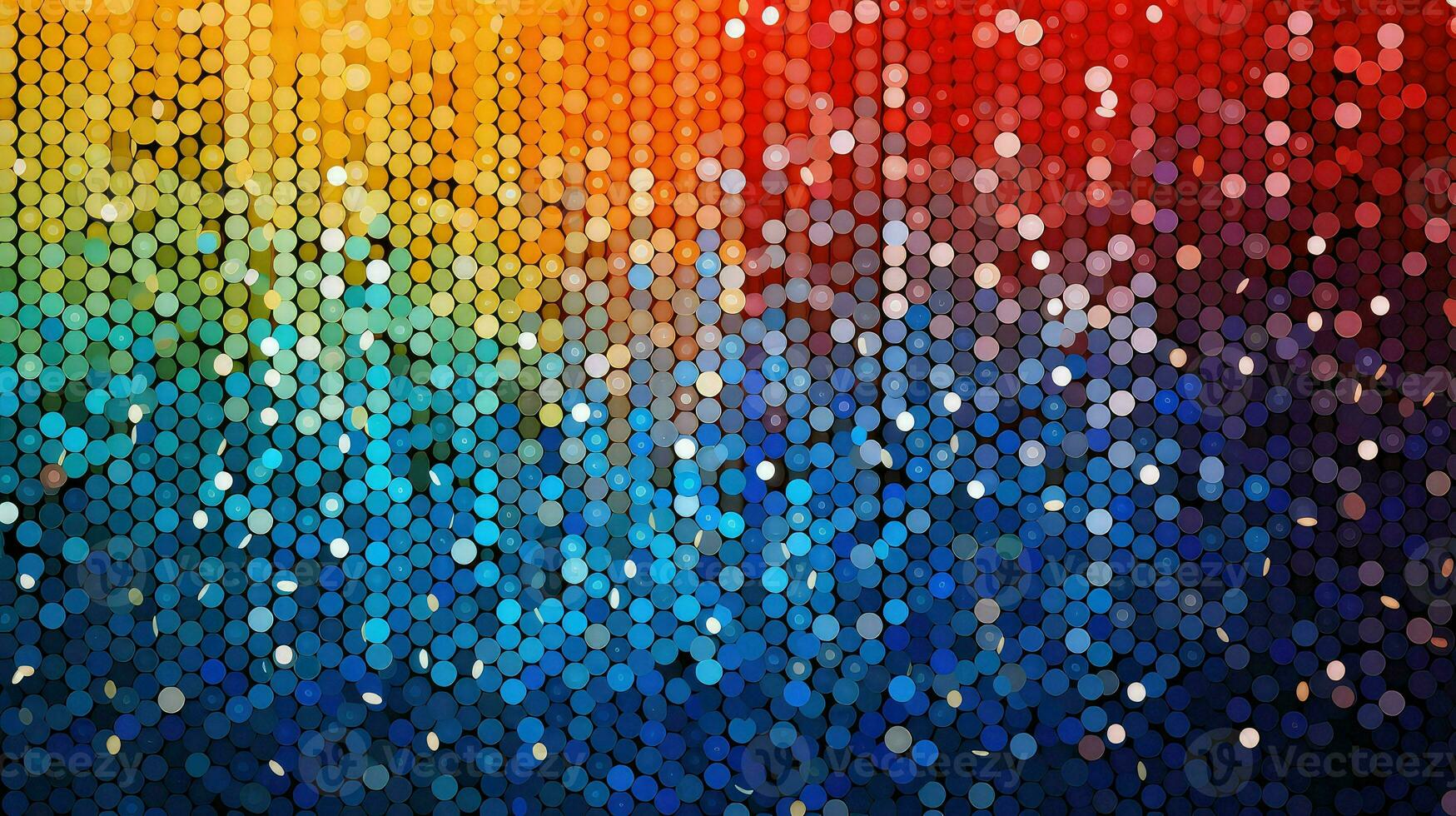 AI generated information data dots background photo