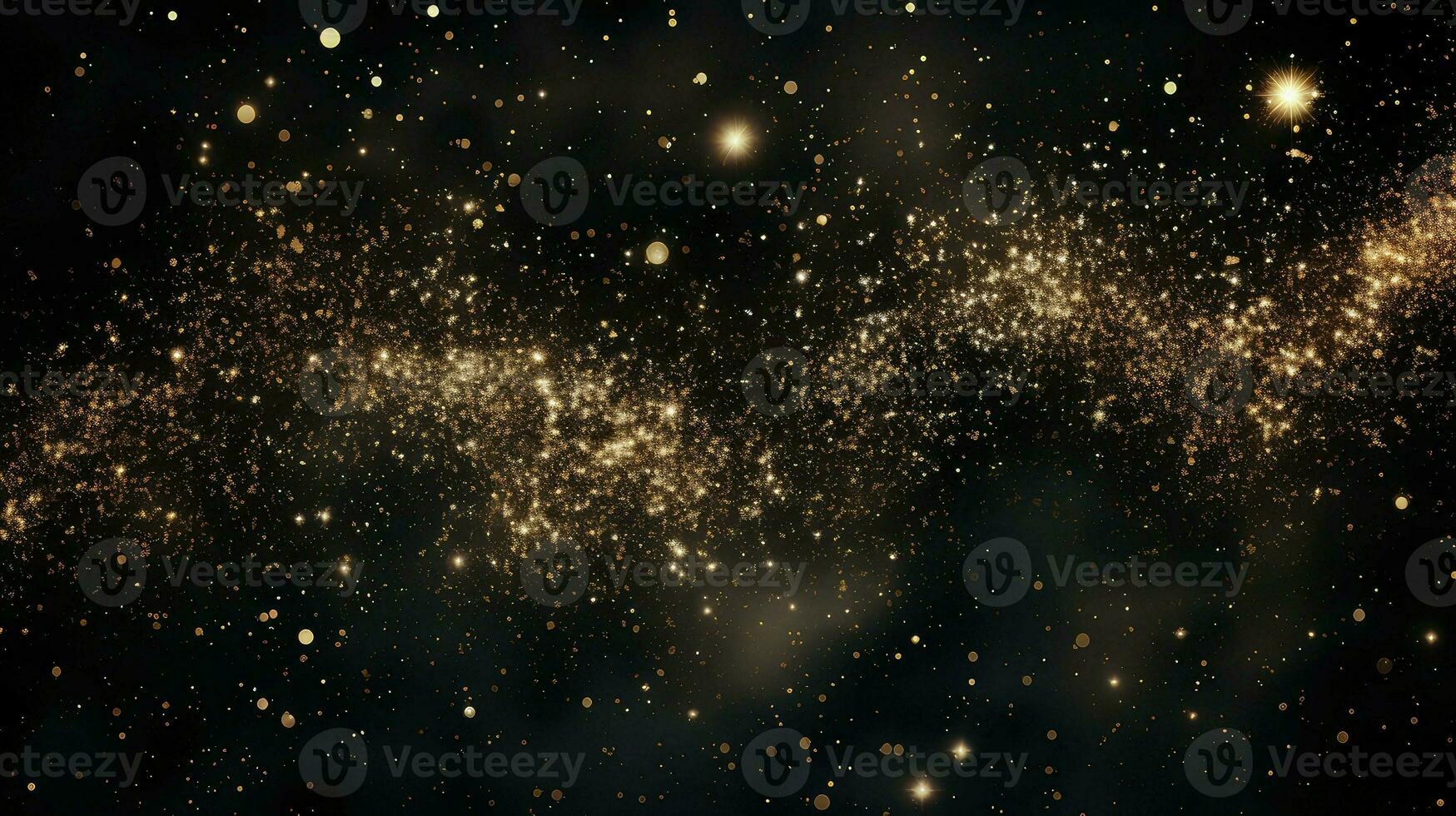 AI generated stars space elegant background photo