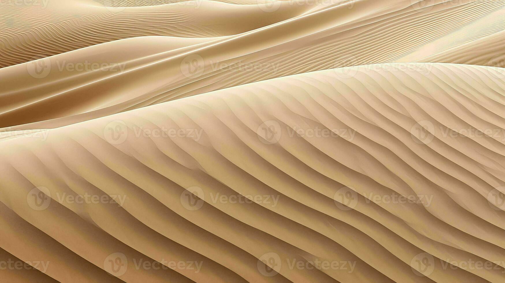 AI generated arid coastal desert landscape photo