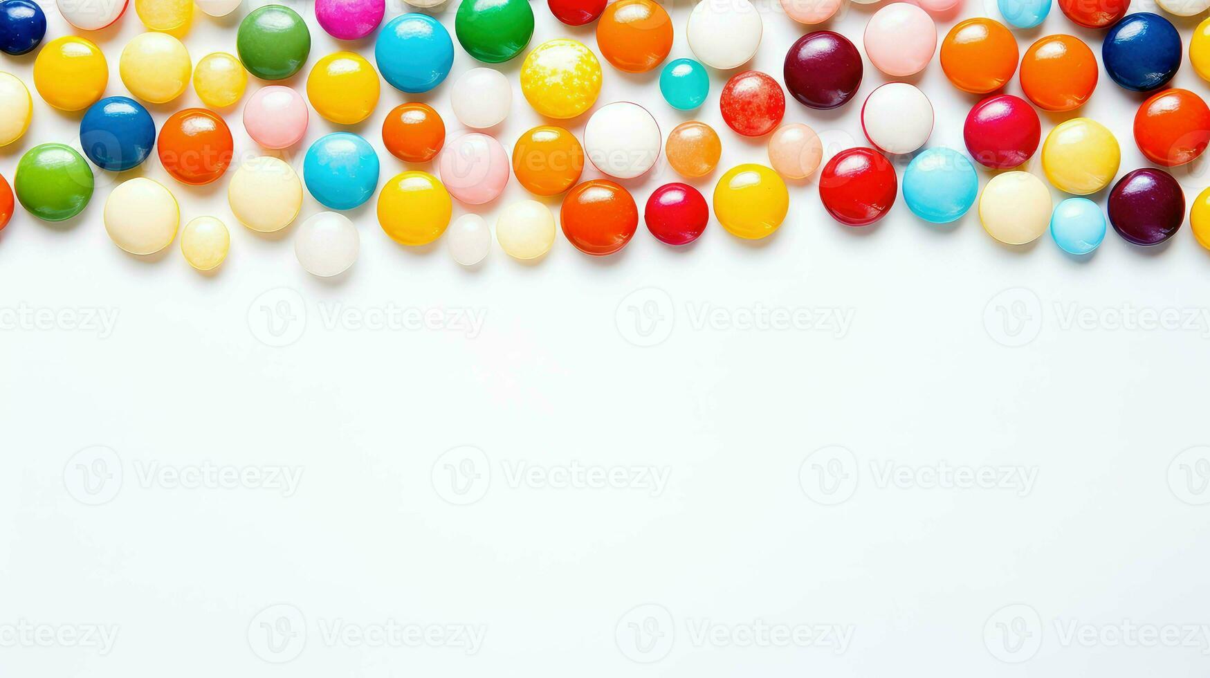 AI generated yellow color candy food photo