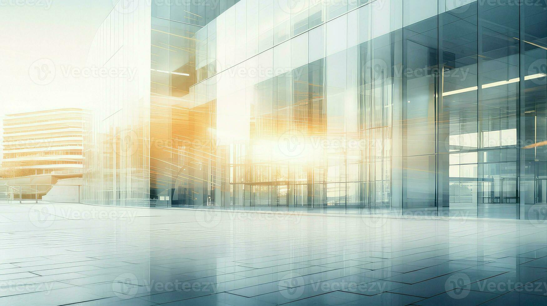 AI generated innovation blur architecture business photo