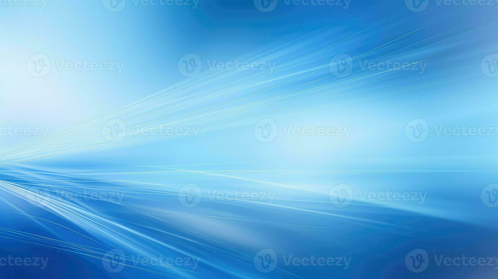 AI generated technology blur blue business photo