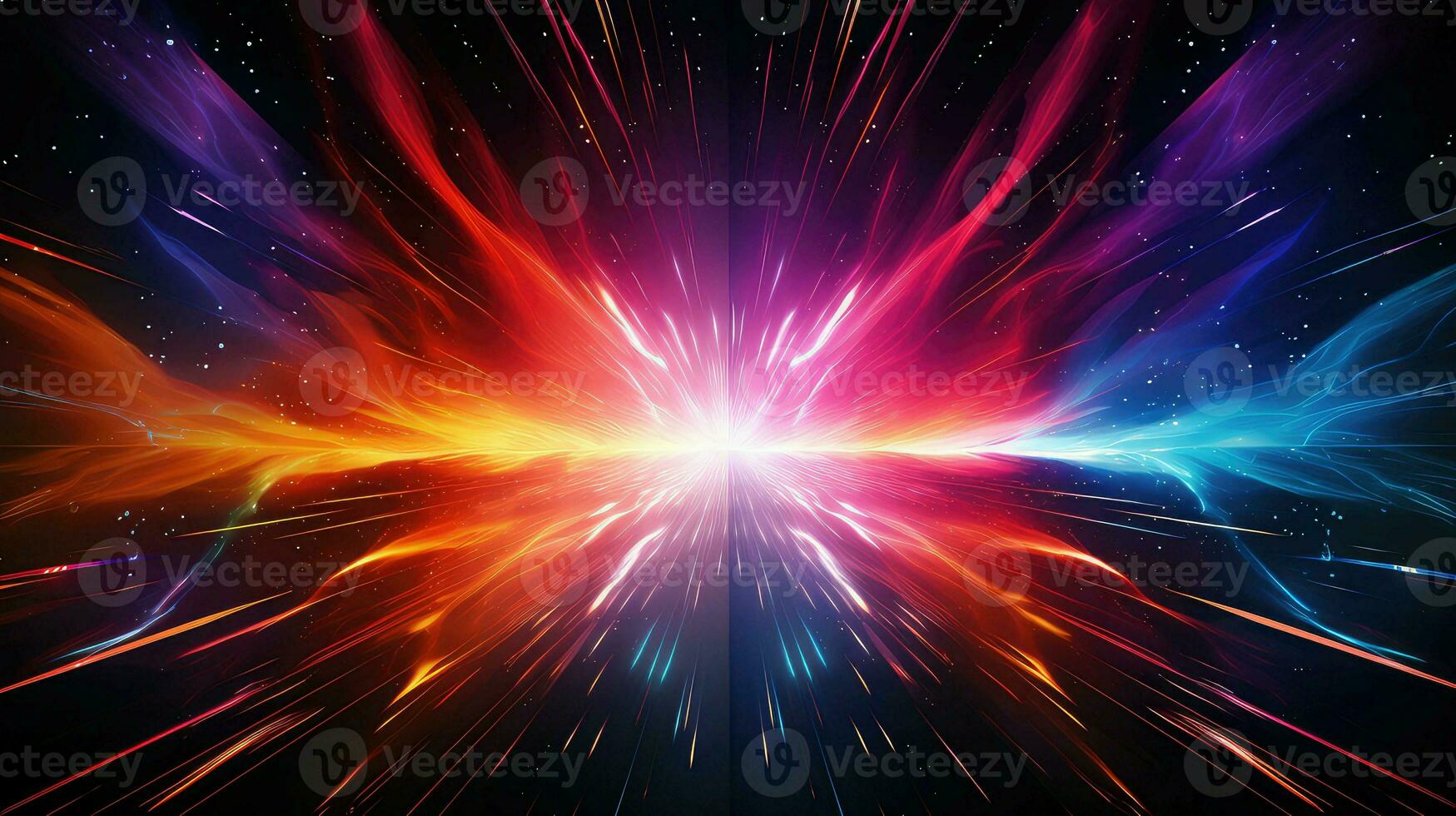 AI generated power explosion dynamic background photo