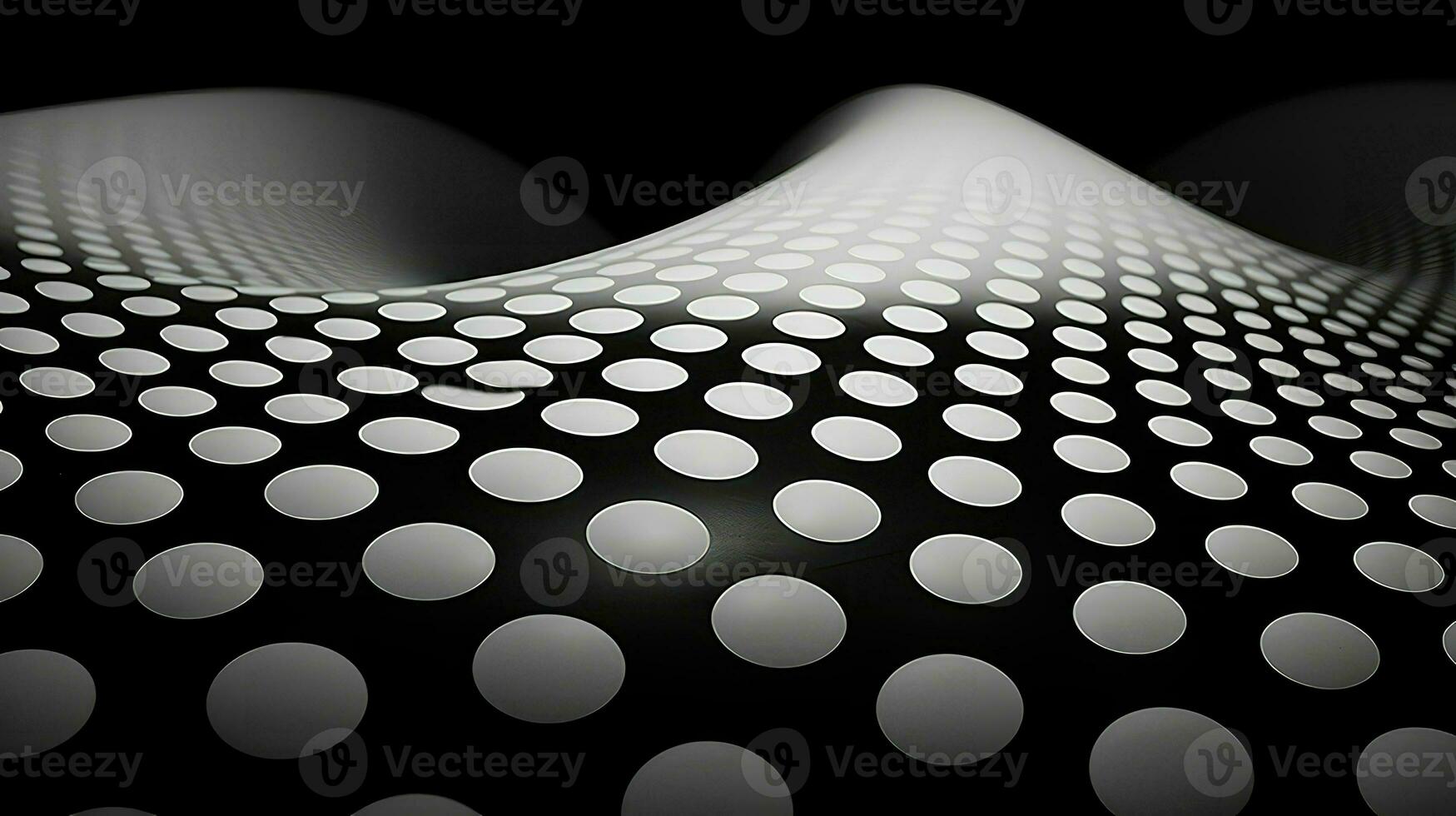 AI generated texture black dots background photo