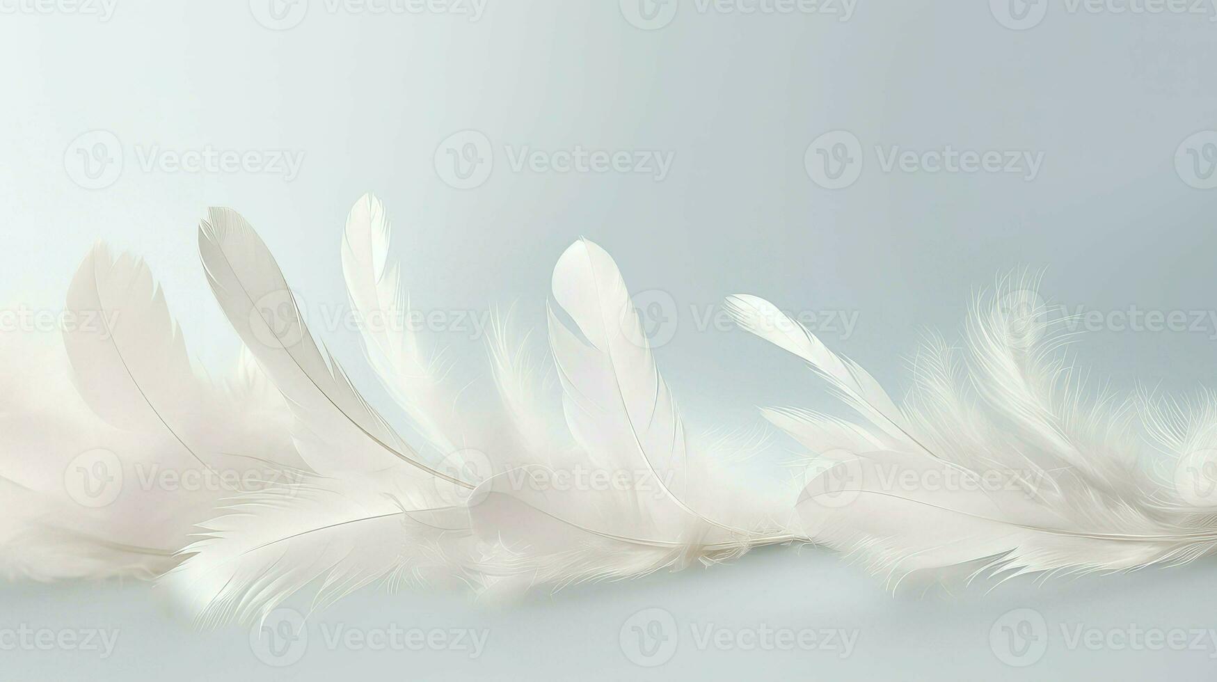 AI generated minimalist white dynamic background photo