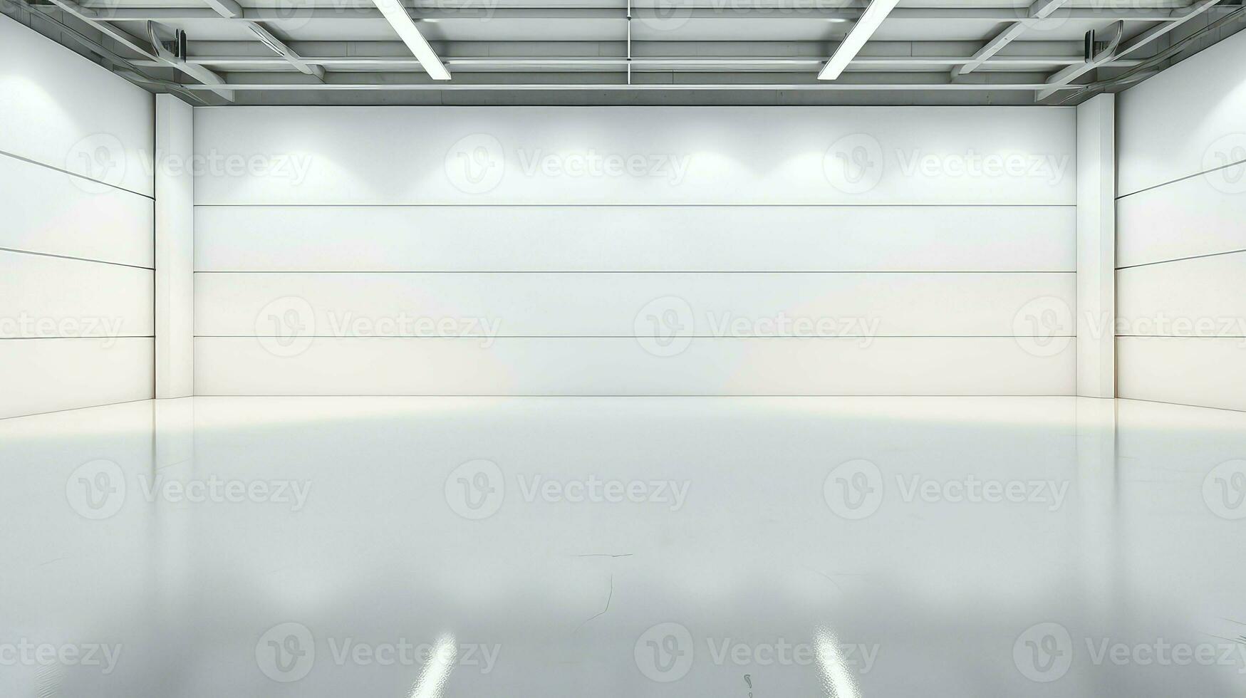 AI generated space room empty background photo