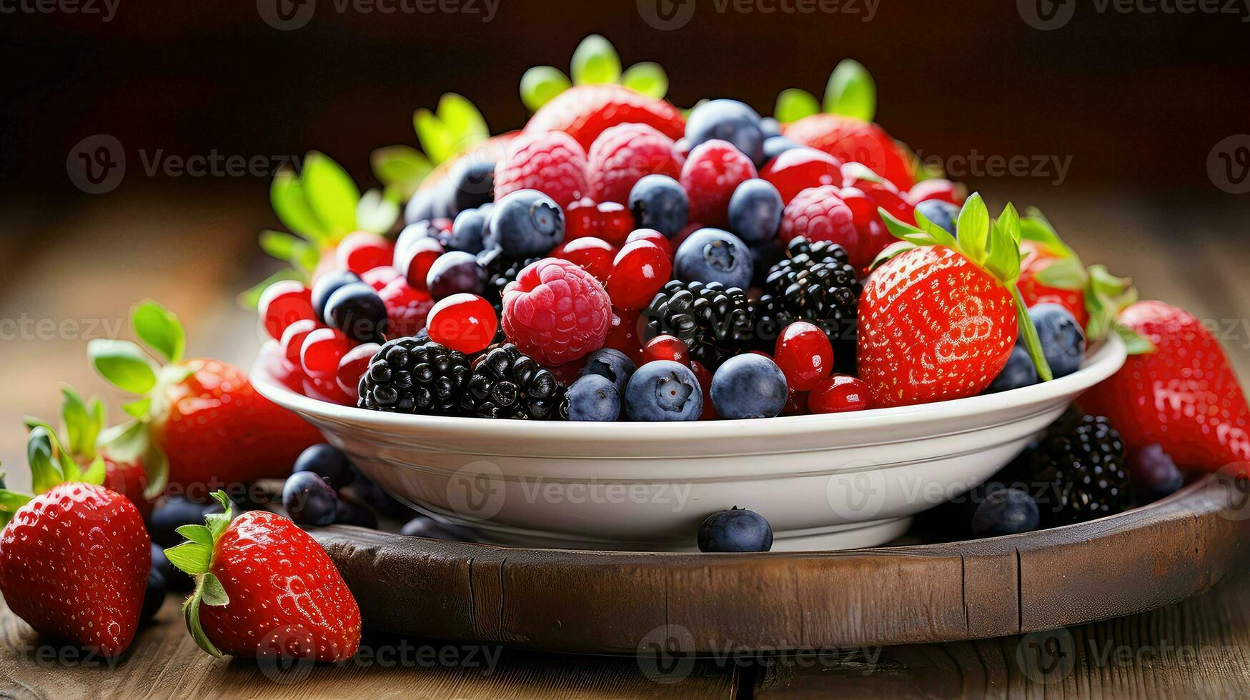 AI generated boysen berry dessert food photo