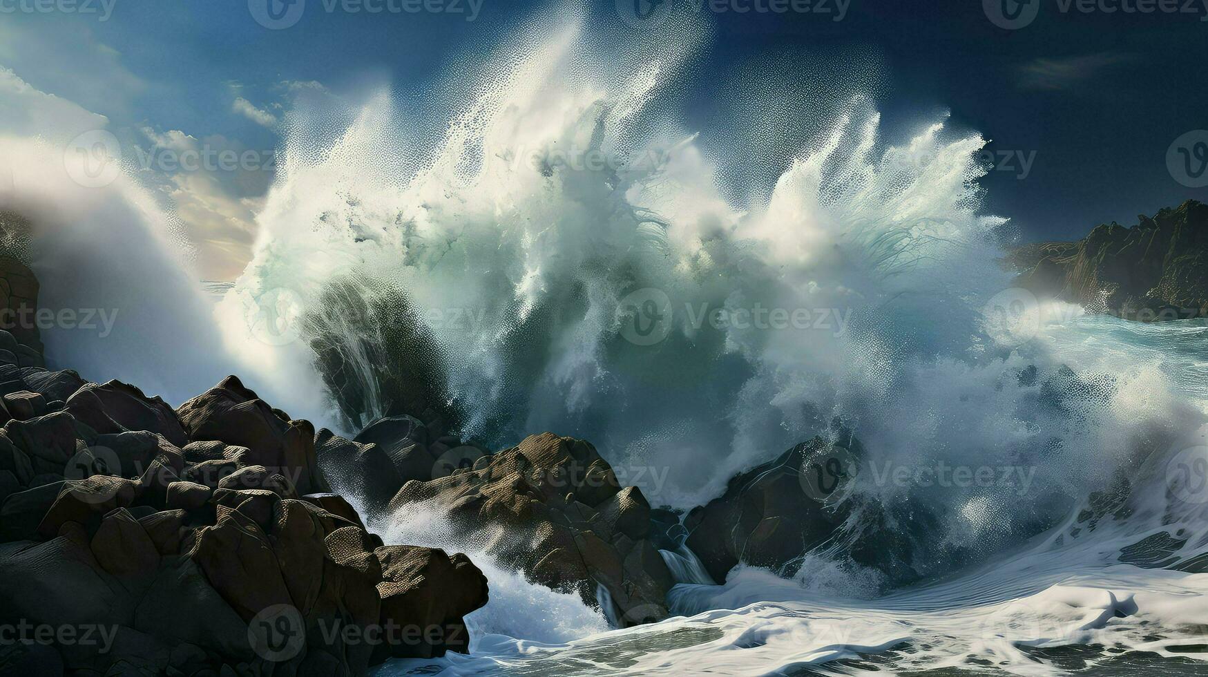 AI generated dominance power dynamic background photo
