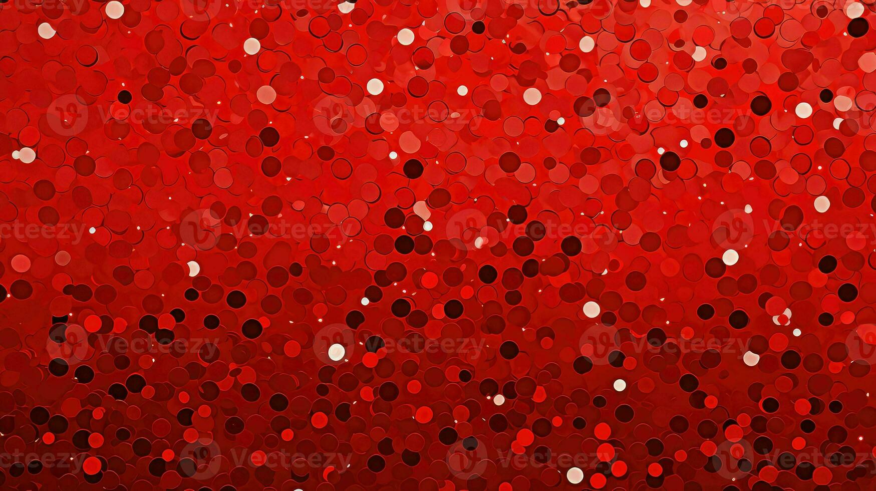 AI generated abstract red dots background photo