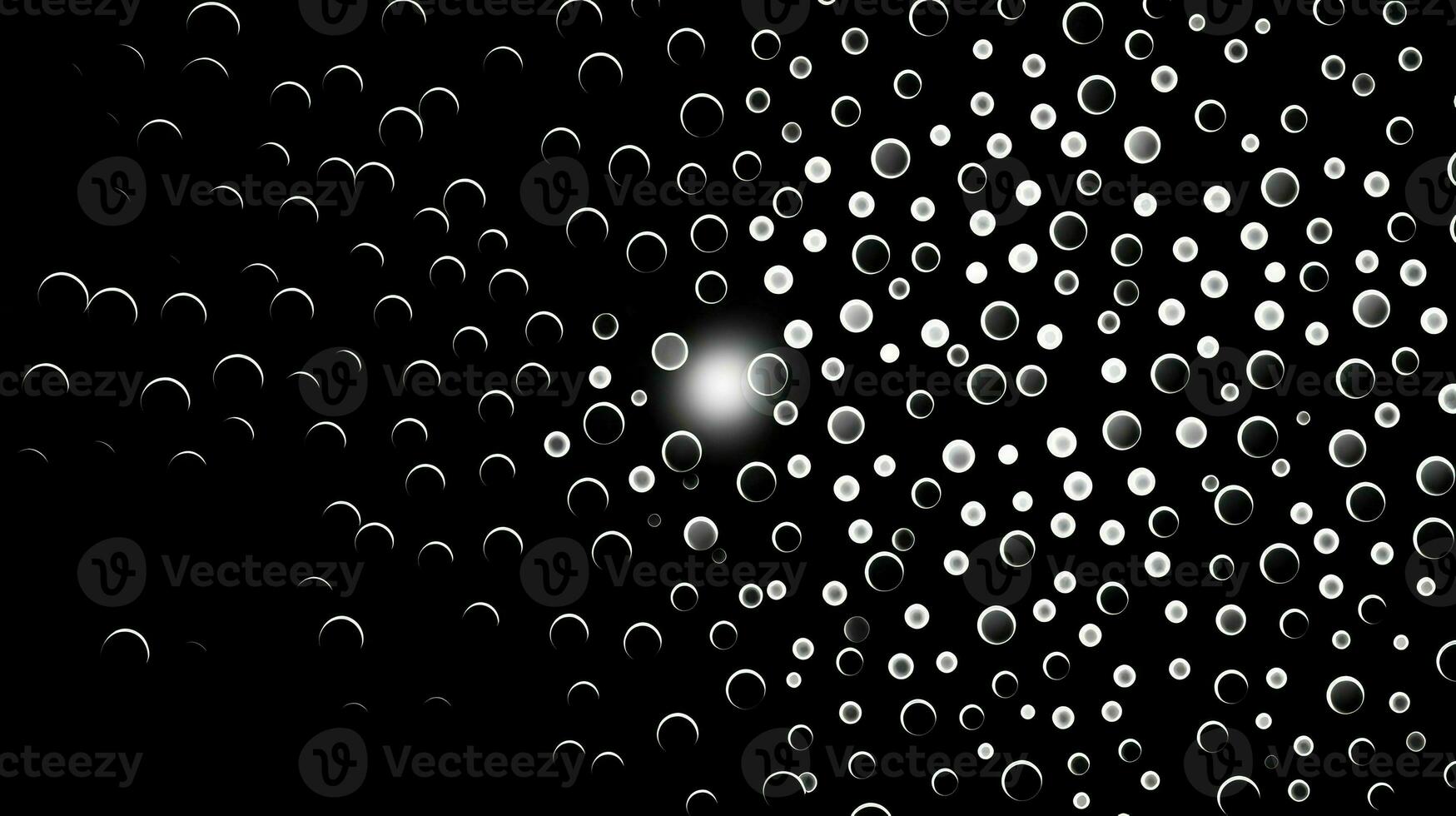 AI generated abstract black dots background photo