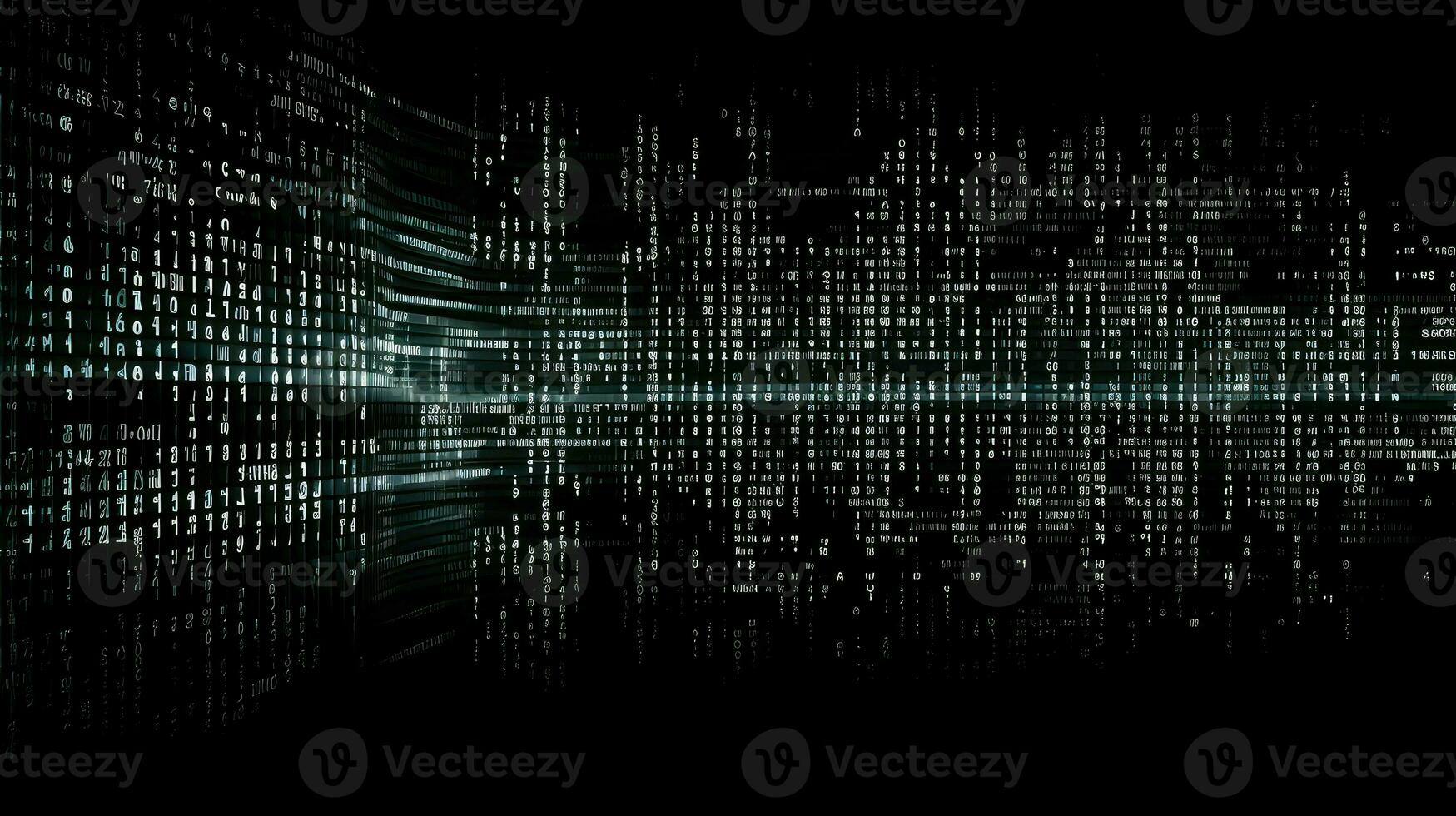 AI generated programming code digital background photo