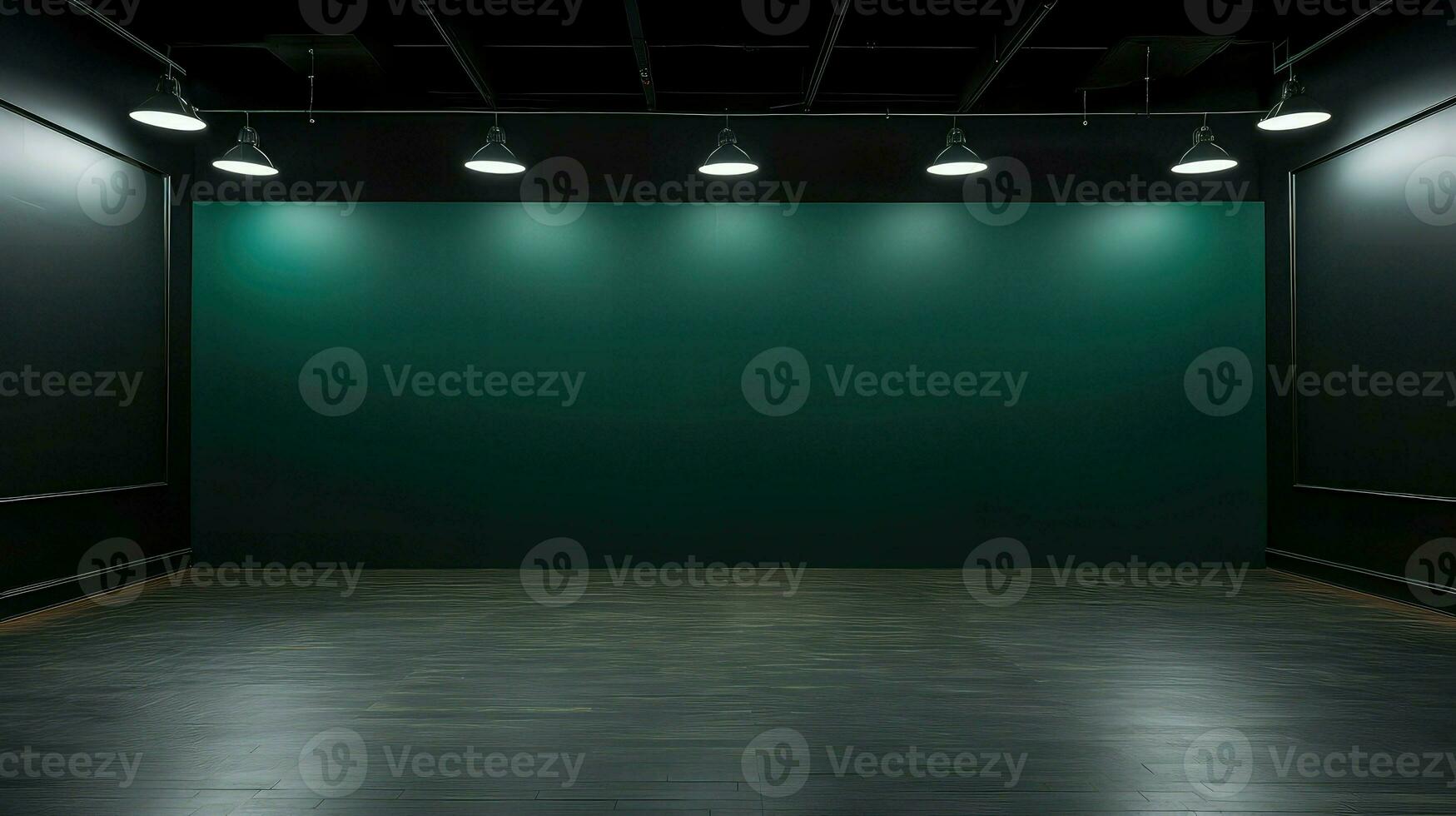 AI generated clean studio empty background photo