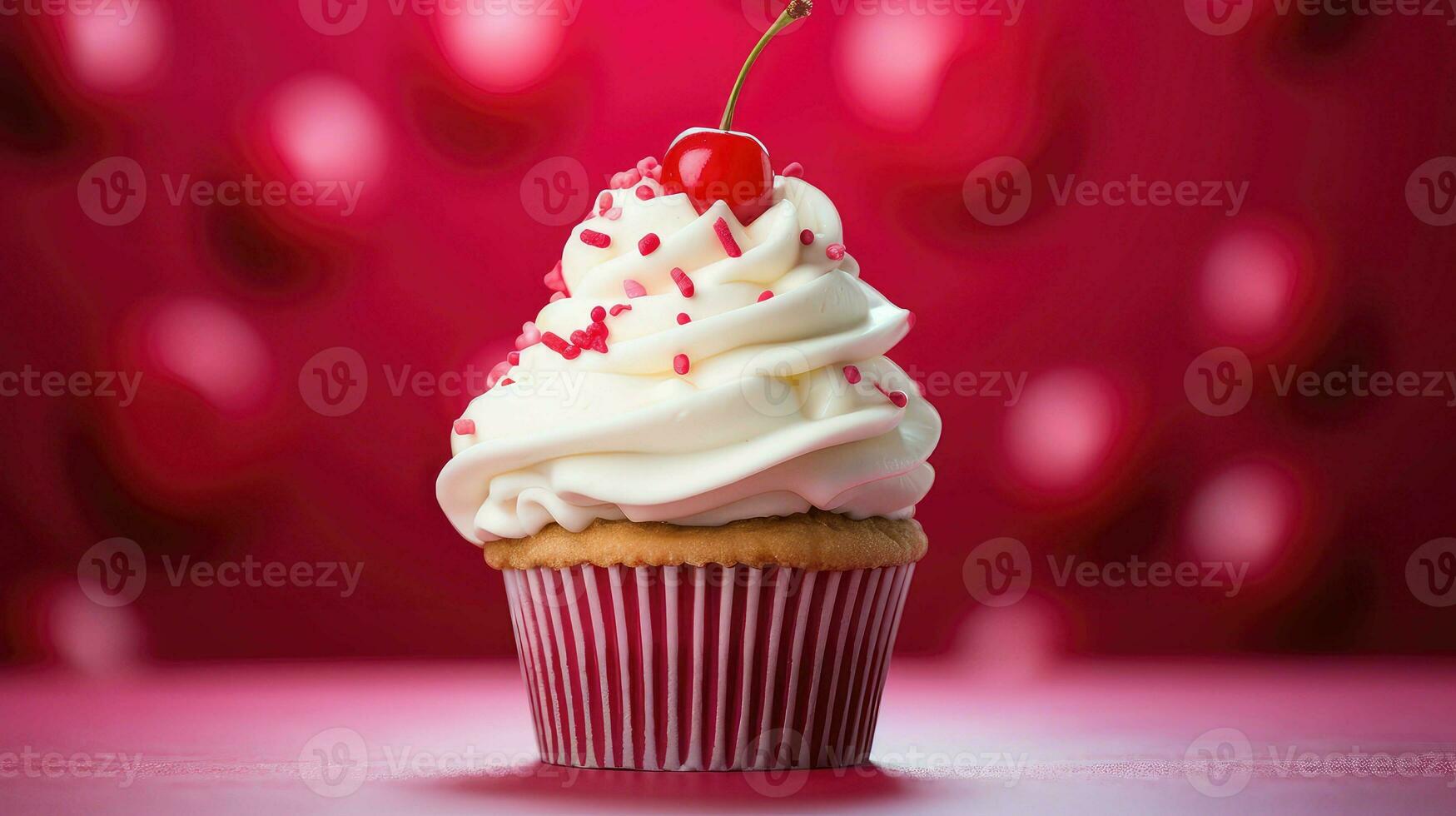 AI generated dessert gourmet cupcake food photo
