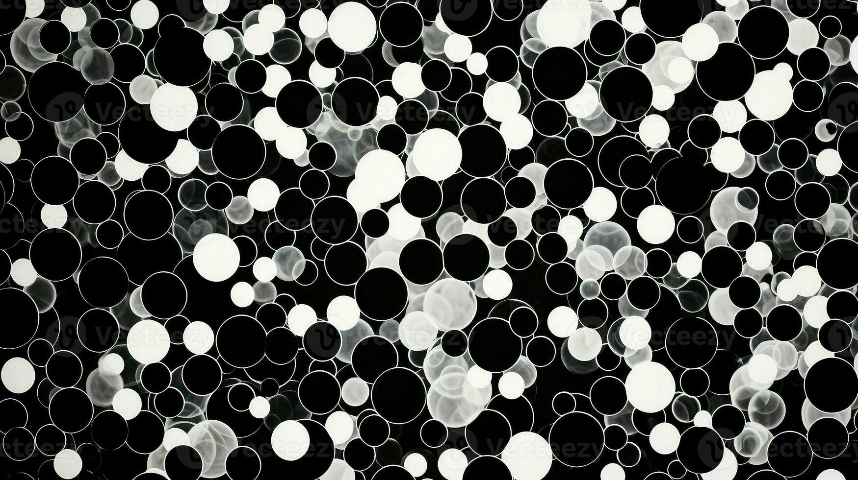AI generated geometric abstract dots background photo