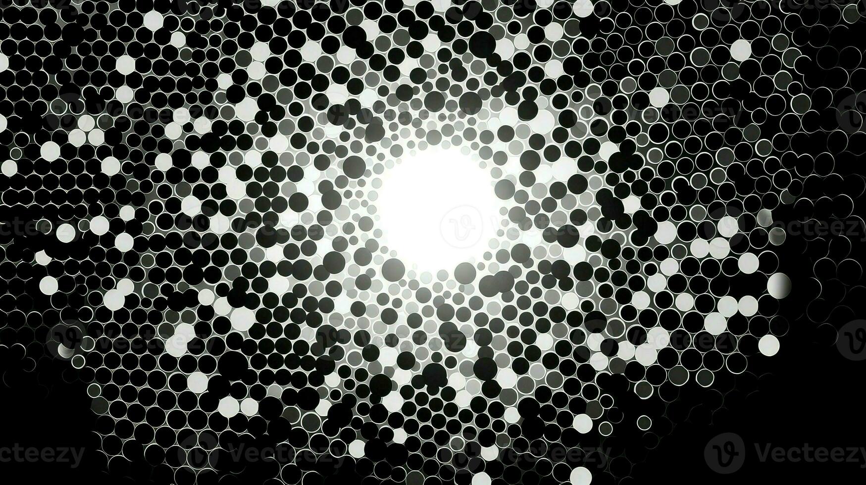 AI generated modern digital dots background photo