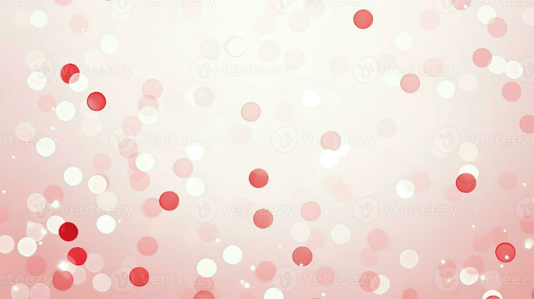 AI generated design red dots background photo