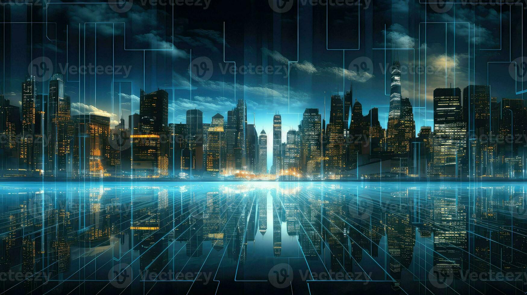 AI generated programming software digital background photo