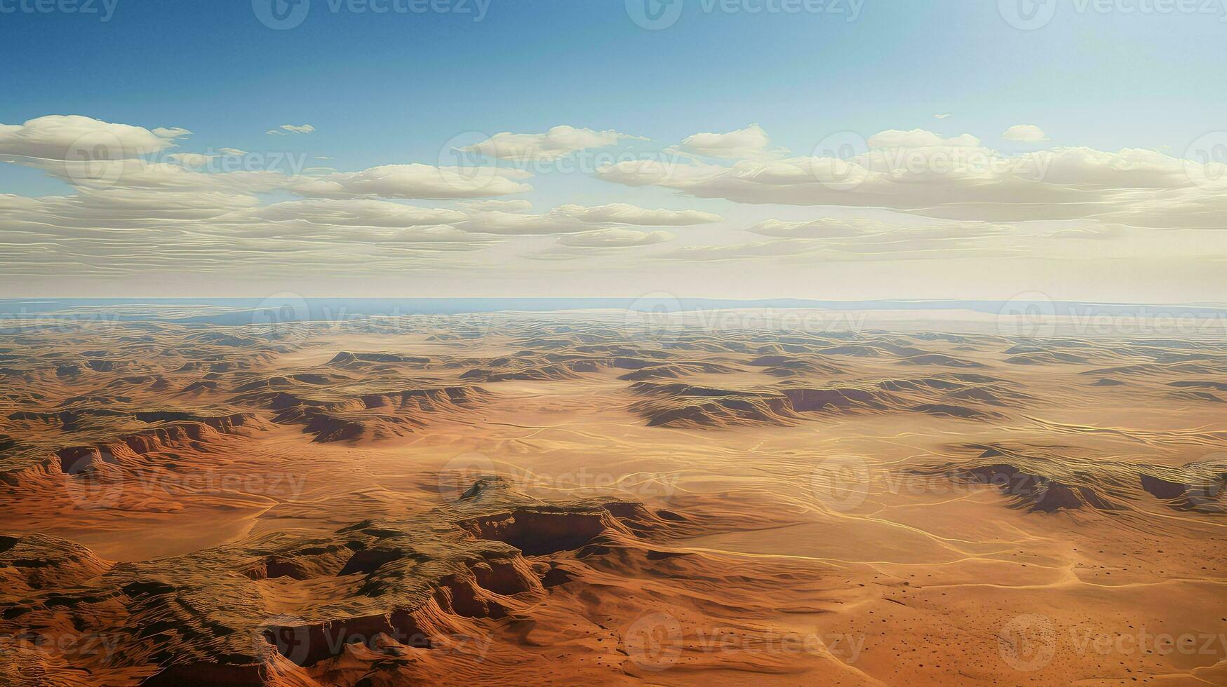 AI generated canyon rock desert landscape photo