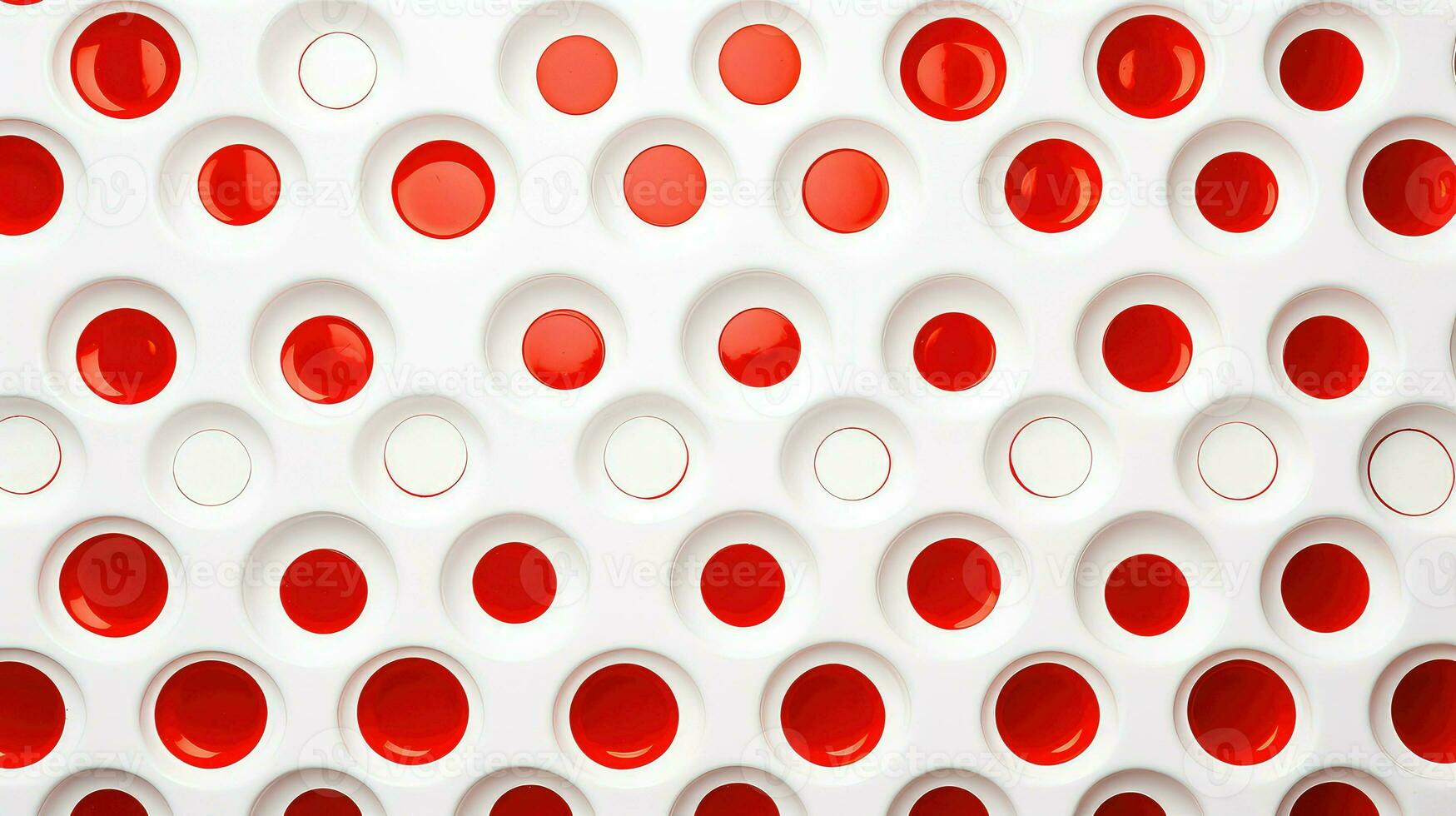 AI generated wallpaper red dots background photo