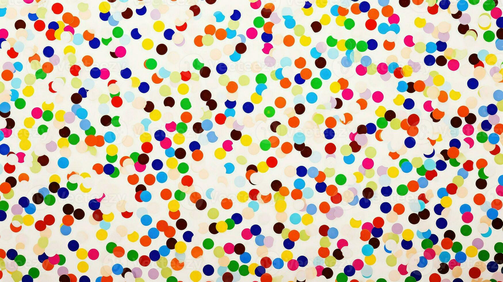 AI generated cheerful bright dots background photo