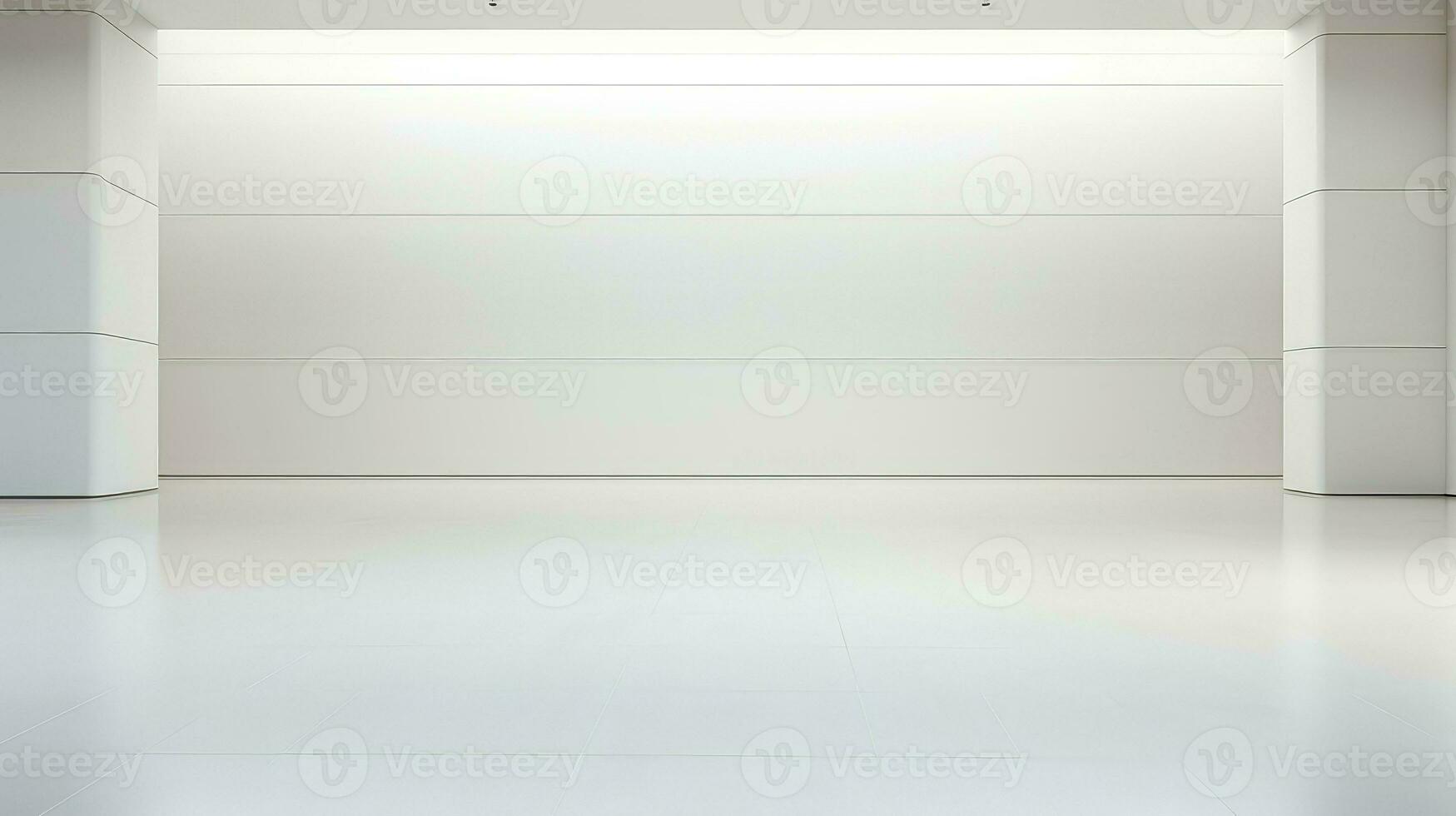 AI generated blank room empty background photo