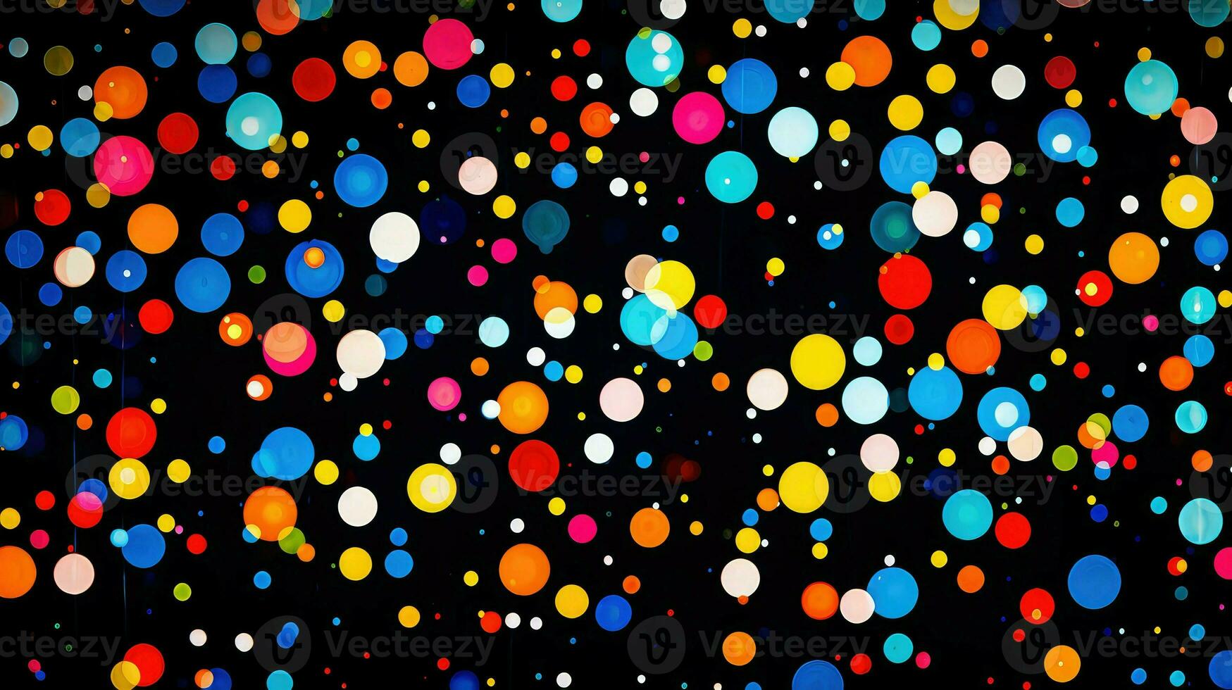 AI generated colorful modern dots background photo