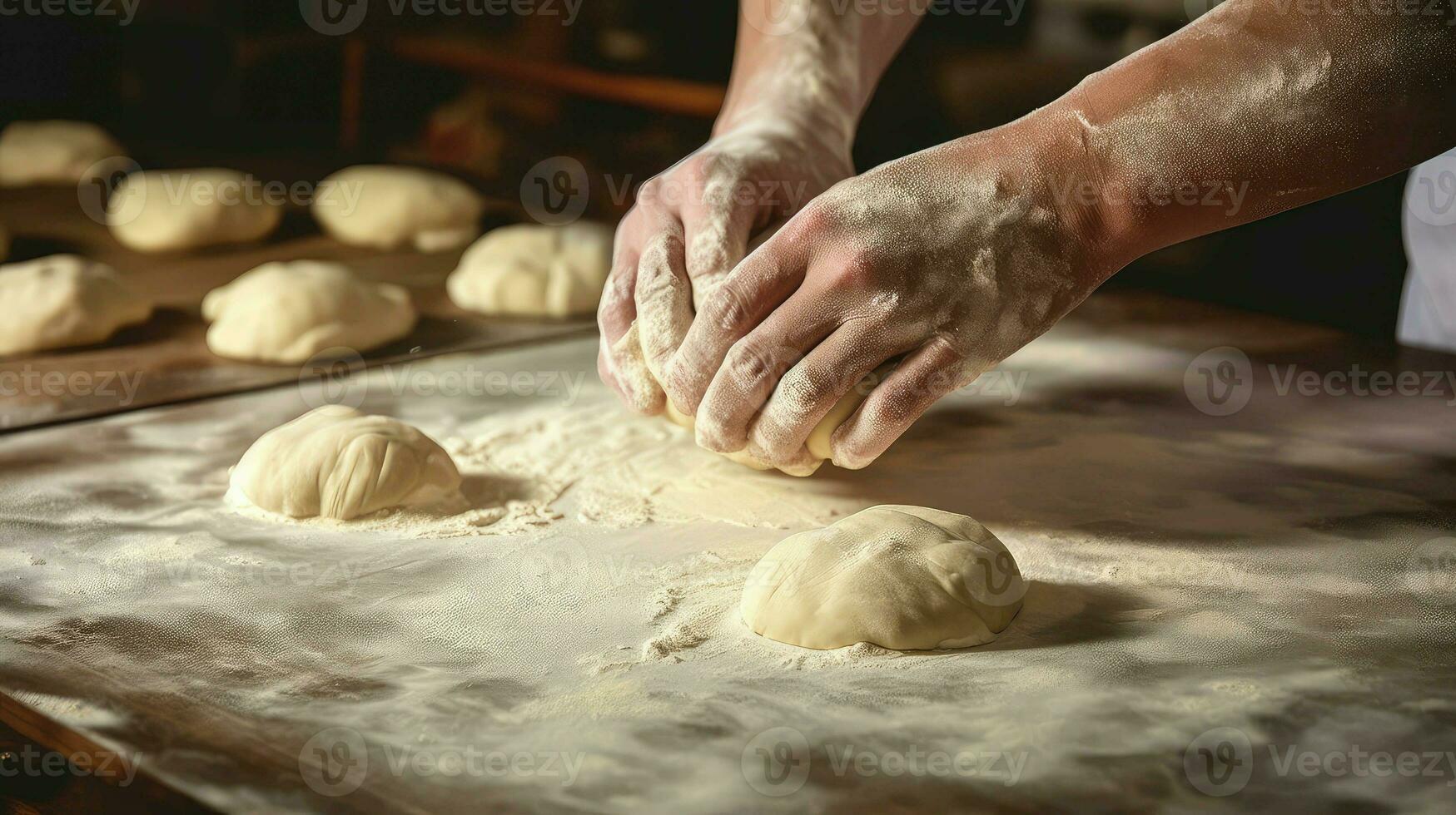 ai generado postre Pastelería galletas comida foto