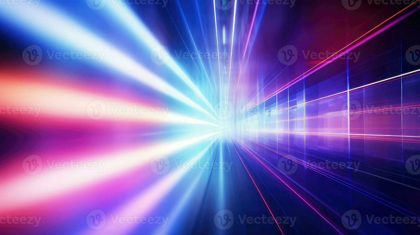 AI generated innovation blur wall business photo