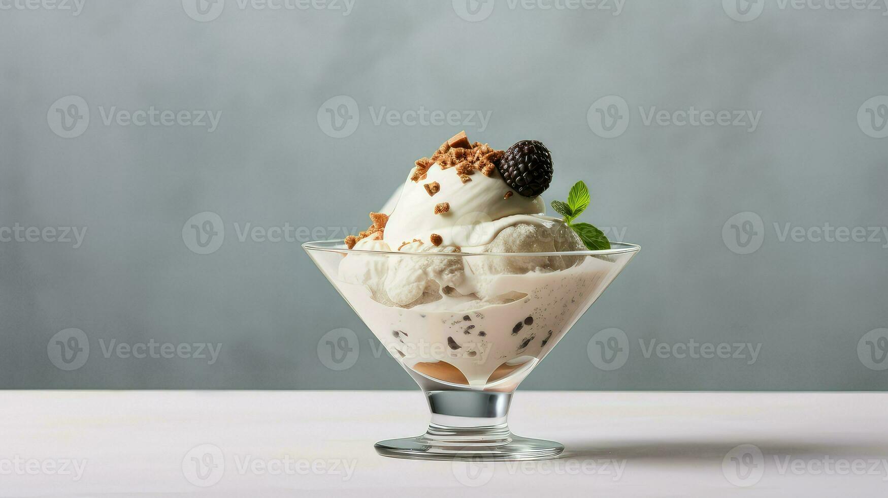 AI generated y milk ice cream photo