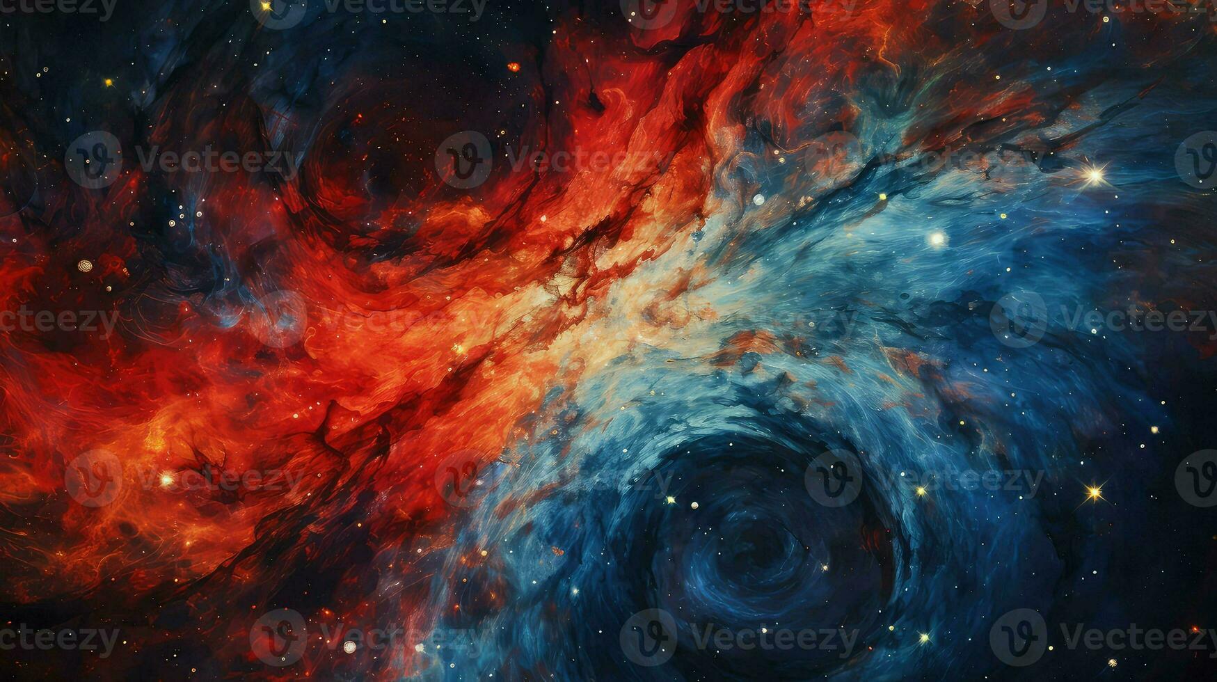 AI generated universe dark energy background photo