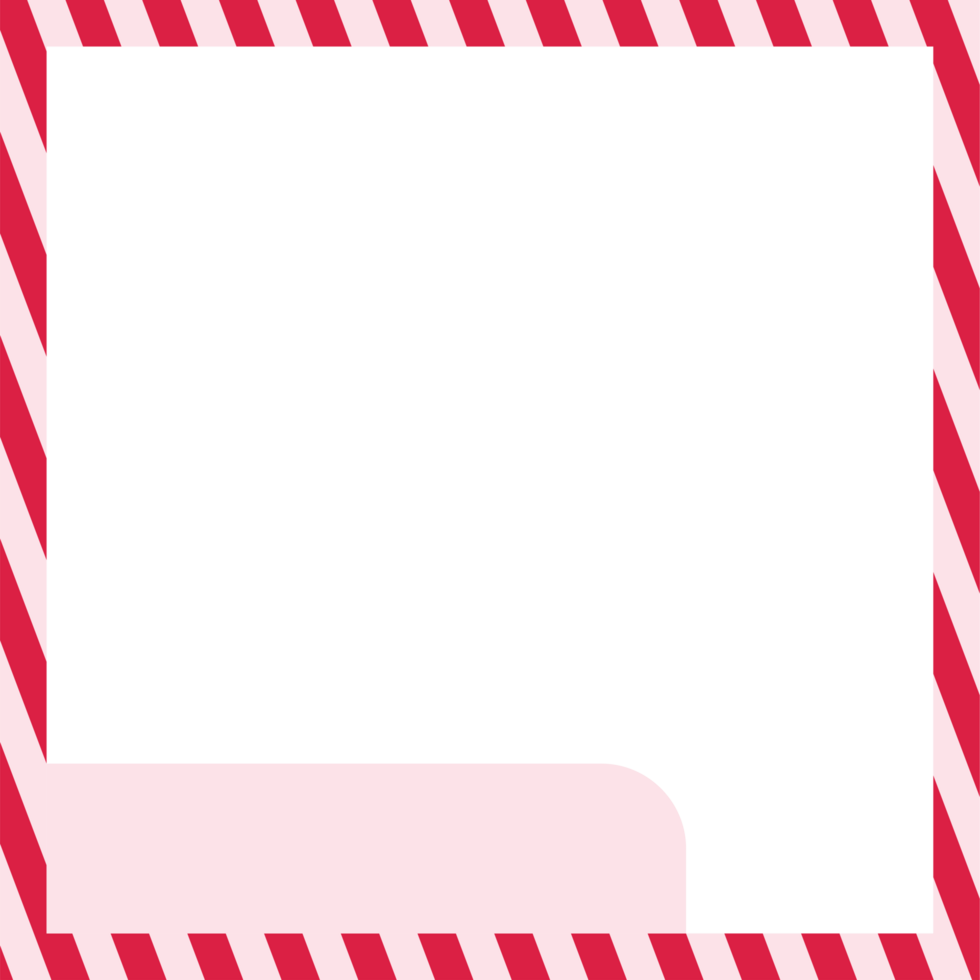 transparent red christmas background border frame png