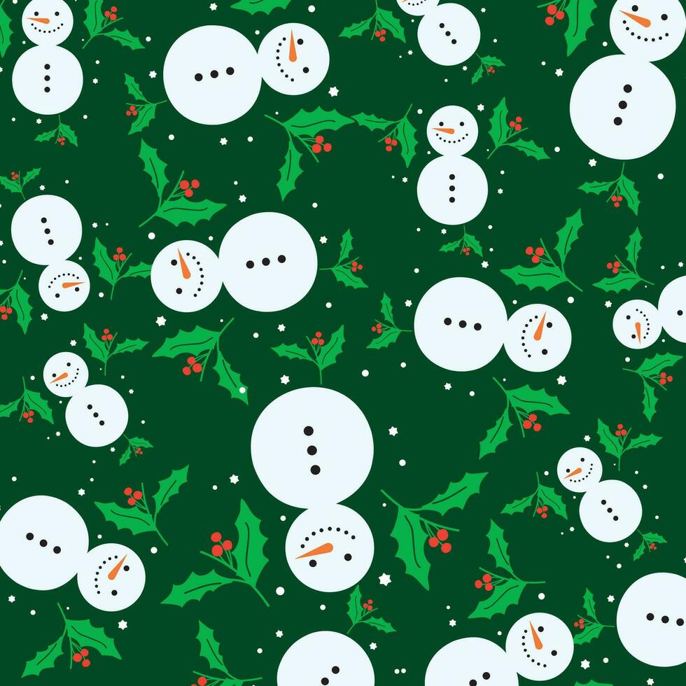Christmas pattern background Gift wrapping paper Vector illustration