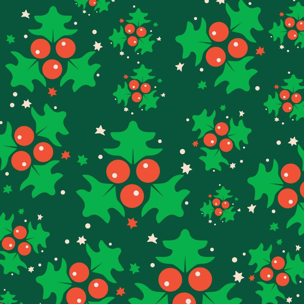 Christmas pattern background Gift wrapping paper Vector illustration