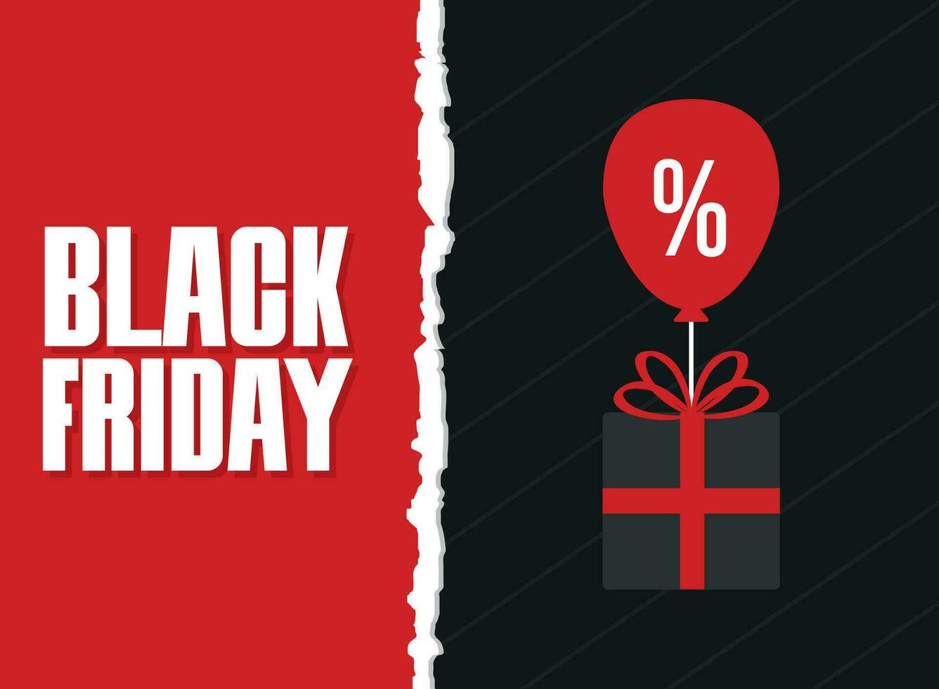 Black Friday sale background Vector illustration