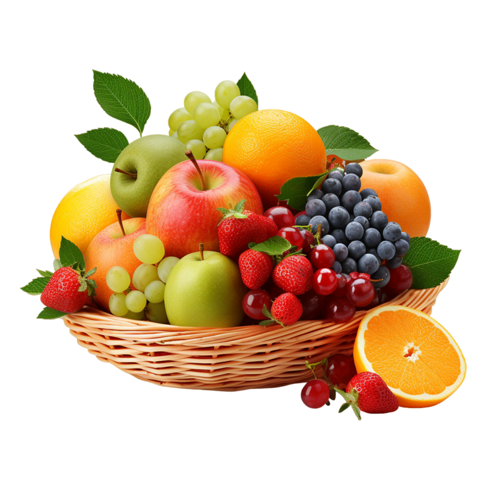 AI generated Food Gift Baskets Vegetarian cuisine Fruit png