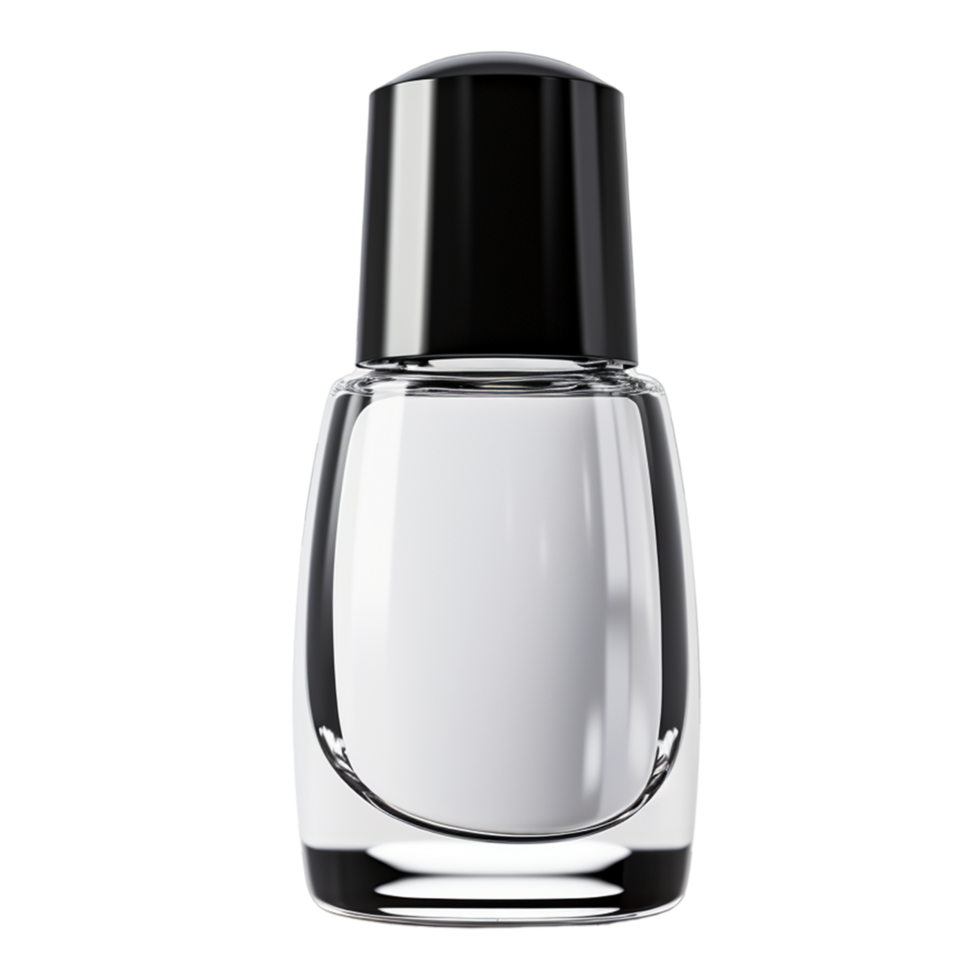 AI generated Shiny Container Decorated Nail Polish png