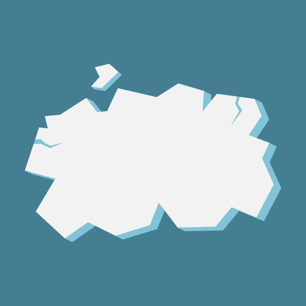 piece of iceberg background vector