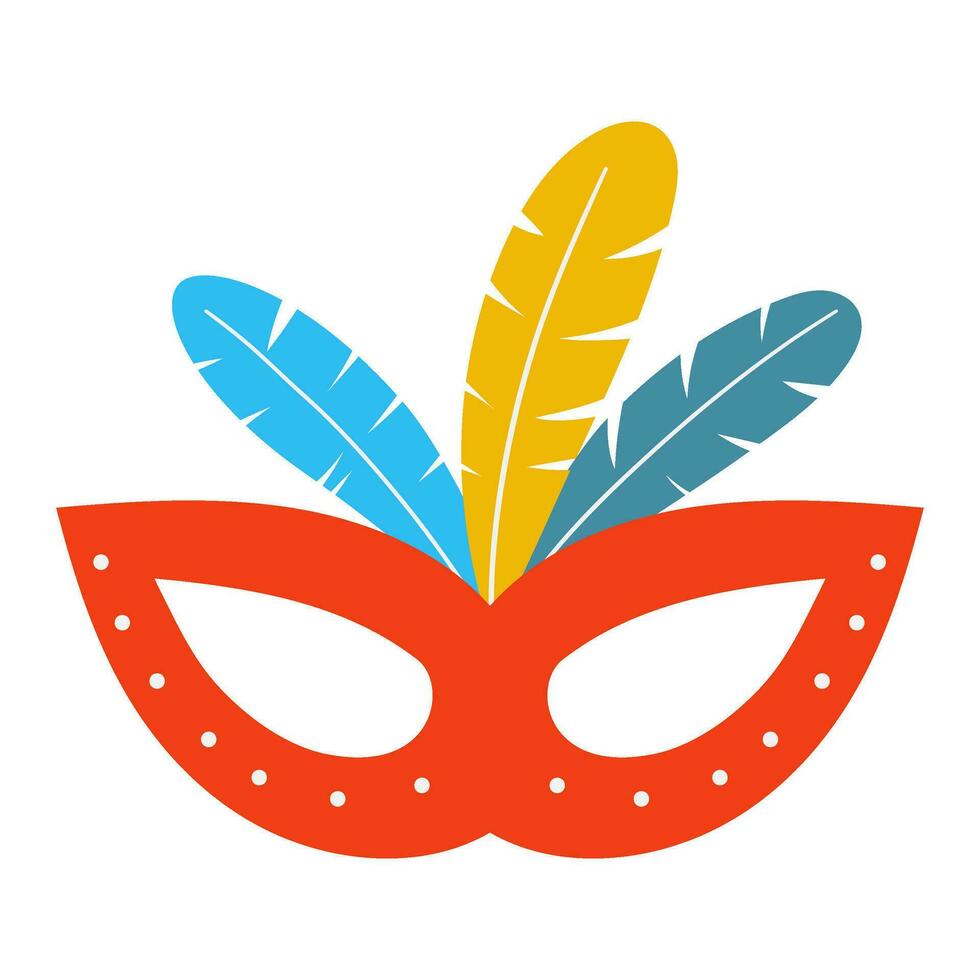 mask carnival vector illustration