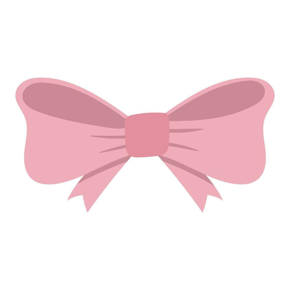 pink ribbon vector illustration