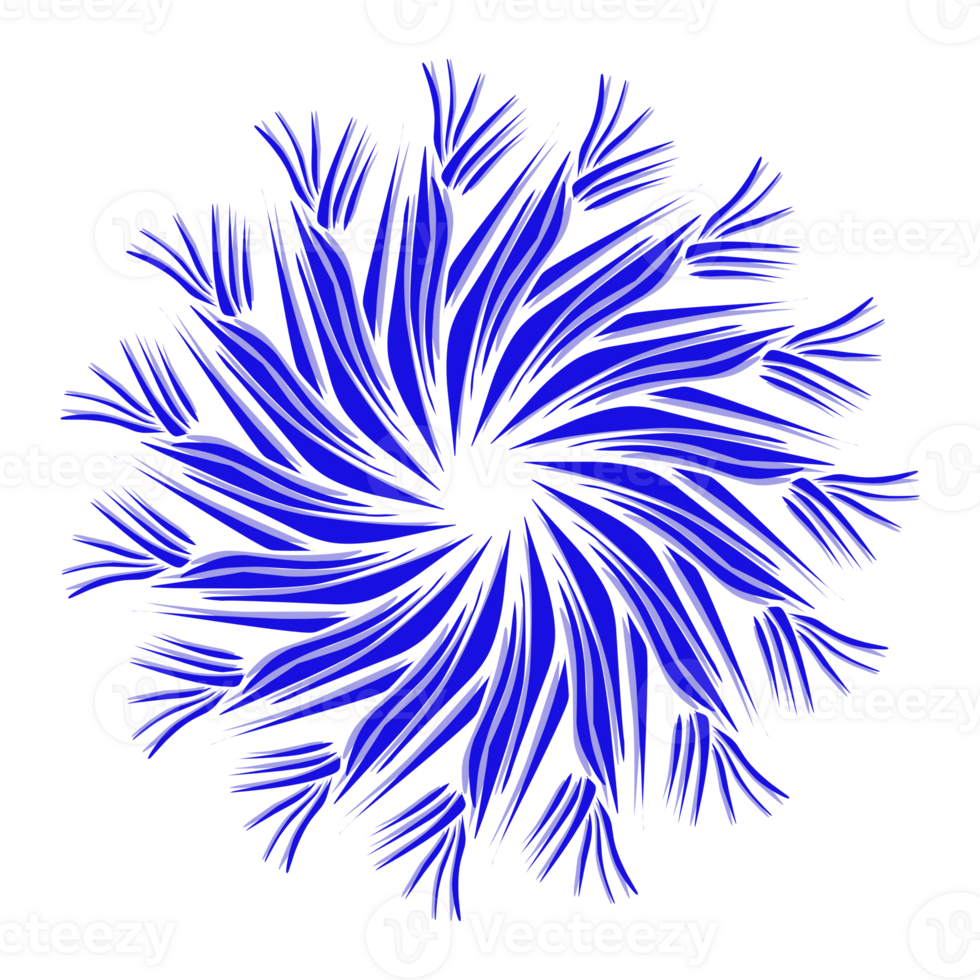 bleu tribal mandala icône avec ombre. parfait pour logos, Icônes, articles, tatouages, autocollants, affiches, bannières, vêtements, Chapeaux png