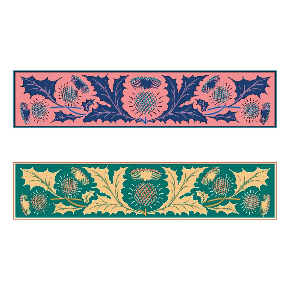 Retro design original floral vintage emblems chalkboard set isolated vector