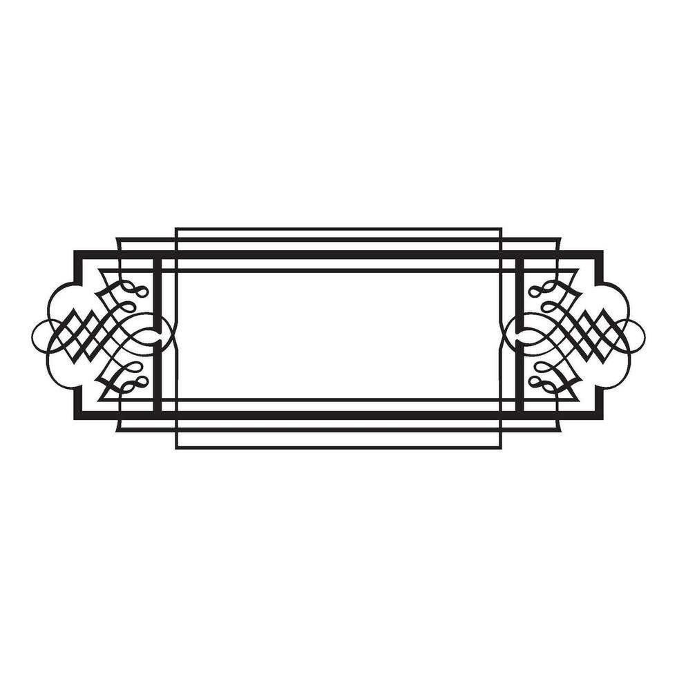 Vintage forged floral classic calligraphic retro vignette scroll frames ornamental design elements black set isolated vector